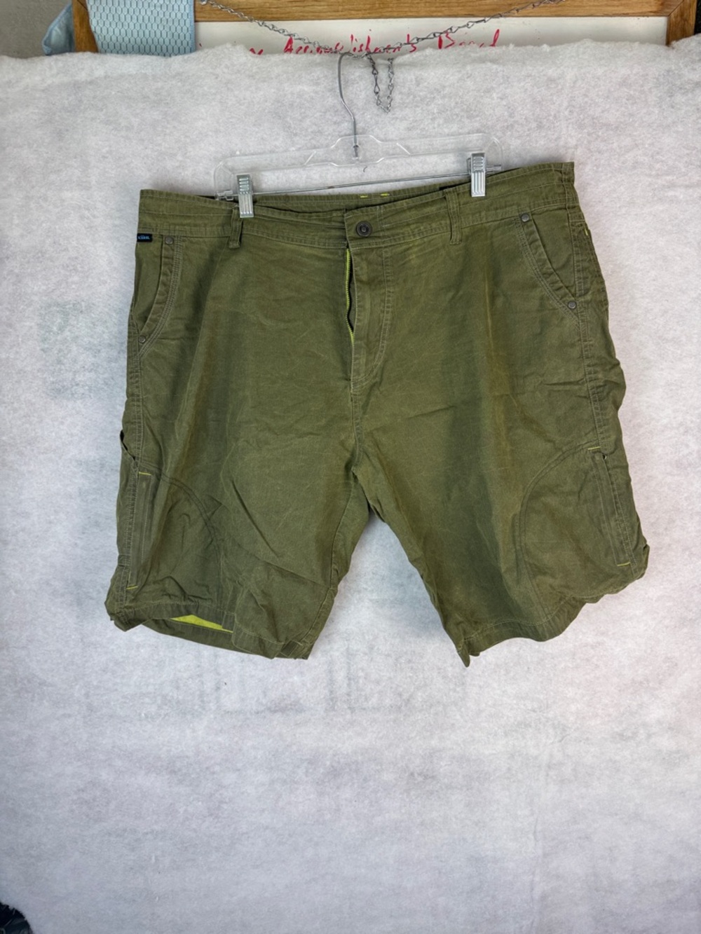 Kuhl Men's Olive Green Cargo Shorts